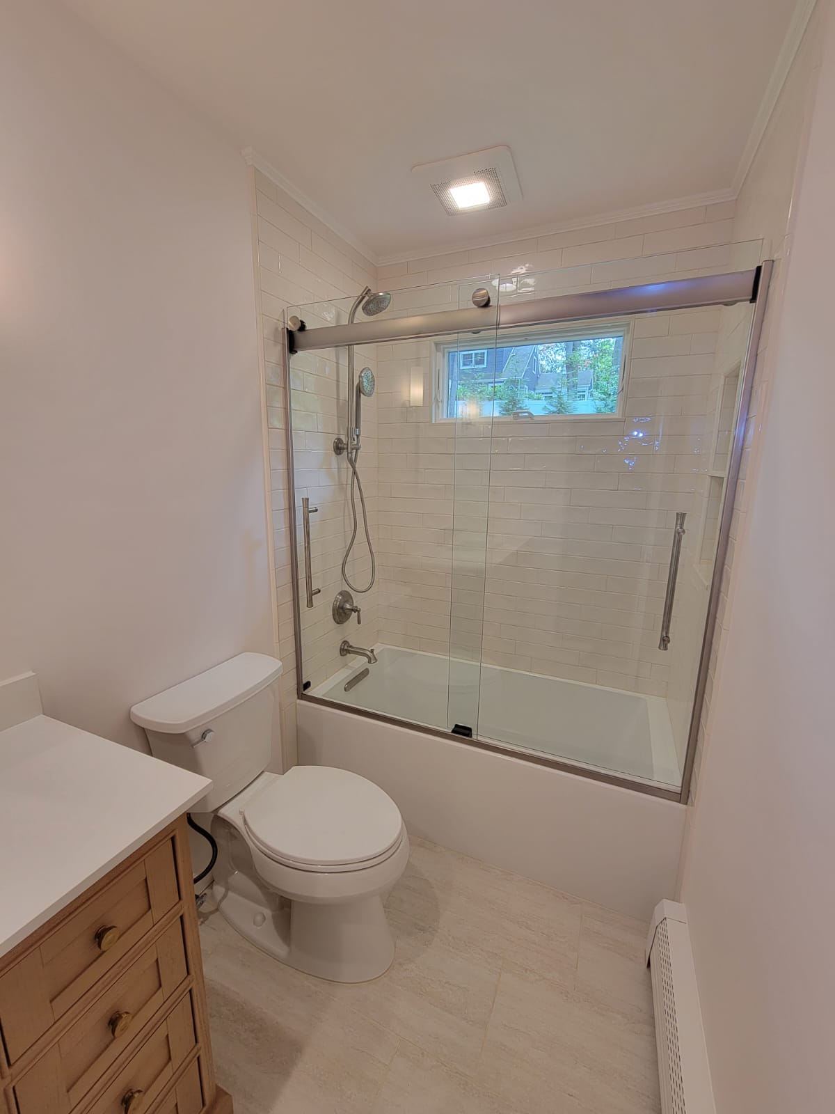 Custom bathroom remodel in Port Jefferson. New York