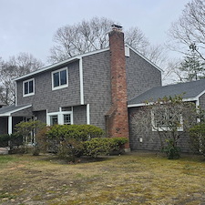 High-end-cedar-vinyl-siding-project-in-Bellport-New-York 1