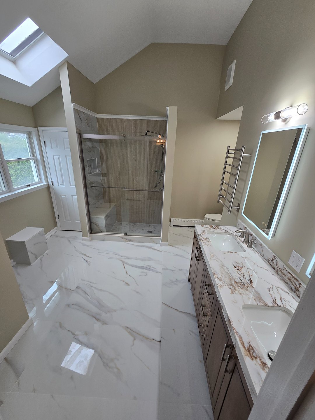 Ultra Custom bathroom remodel in Holbrook, New York